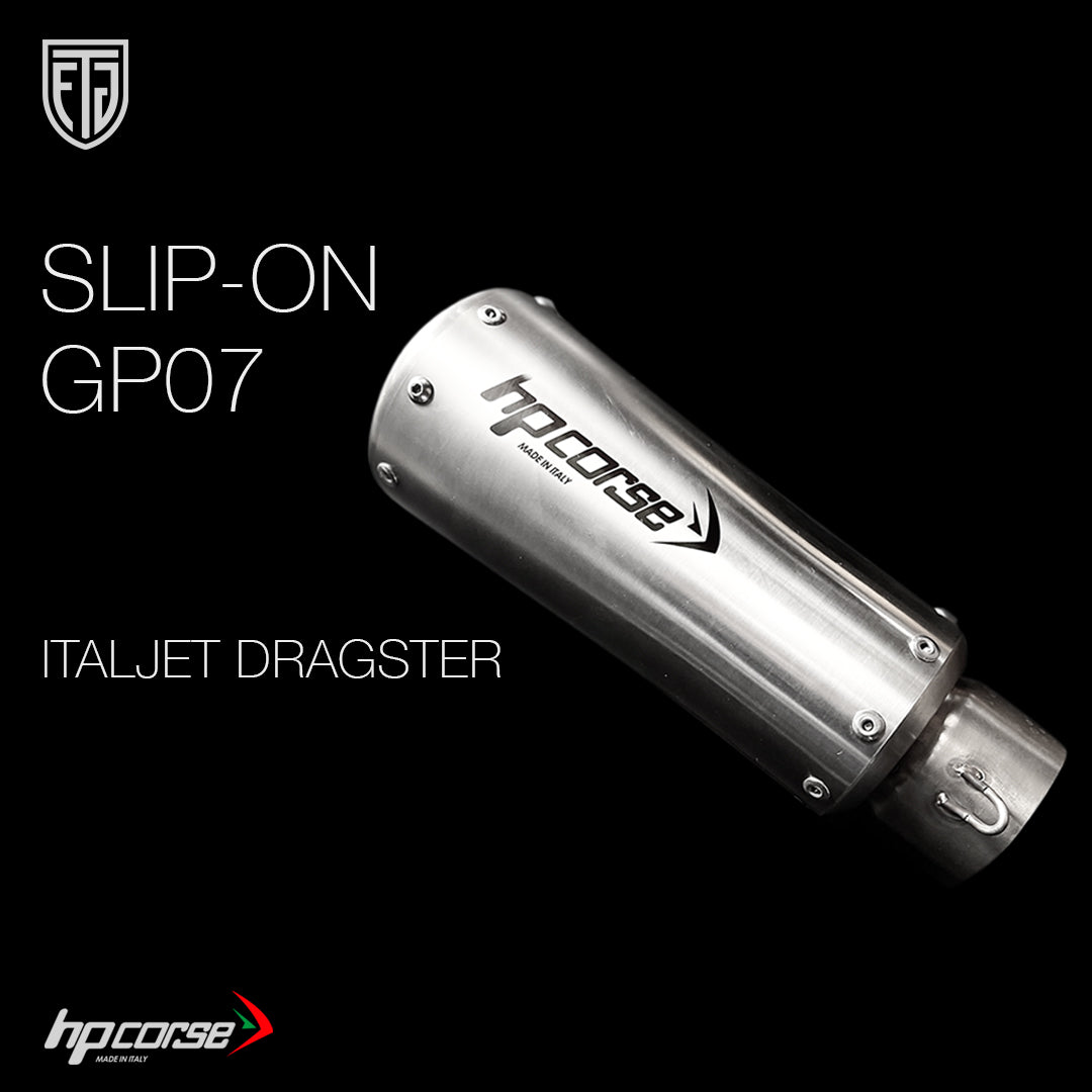 HP Corse racing silencer – Italjet Dragster