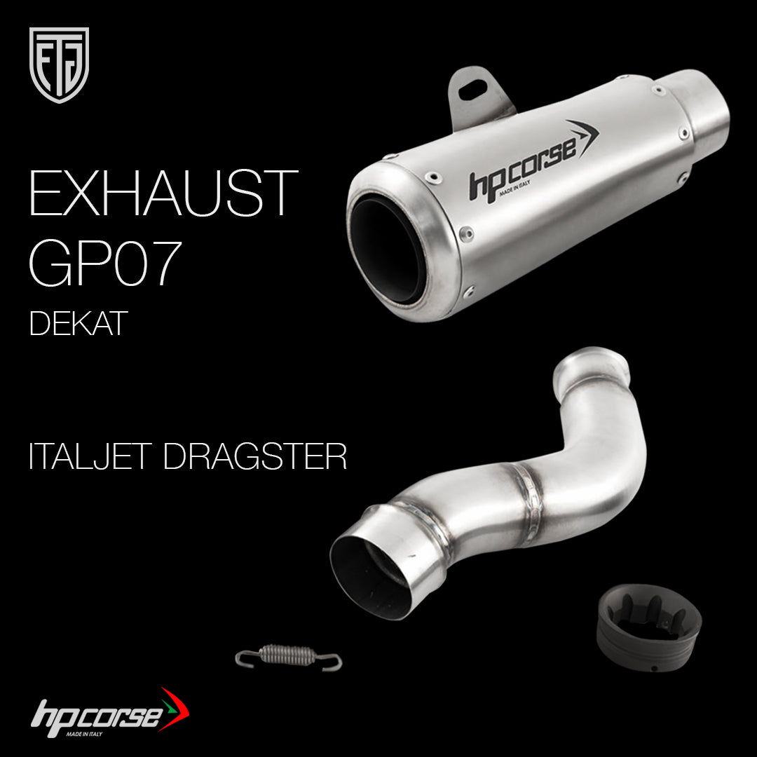 HP Corse Racing Full Exhaust System – Italjet Dragster