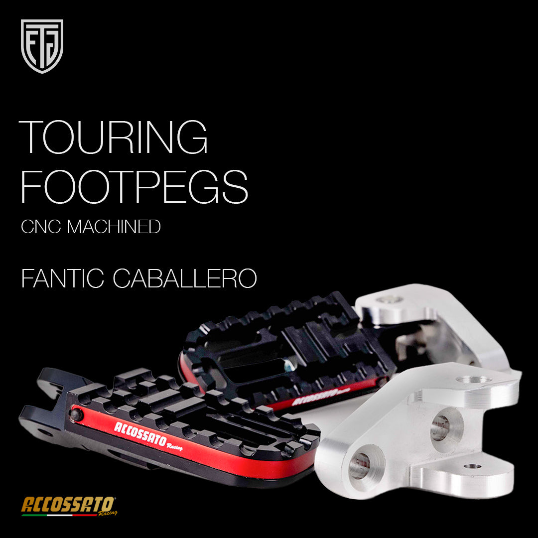 Pedane in alluminio CNC - Fantic Caballero