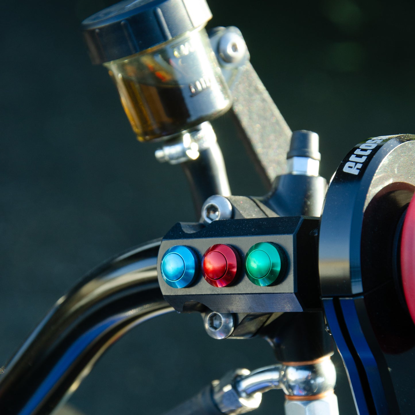 FTG Push Buttons - CNC Button Panel for Accossato Racing Pumps